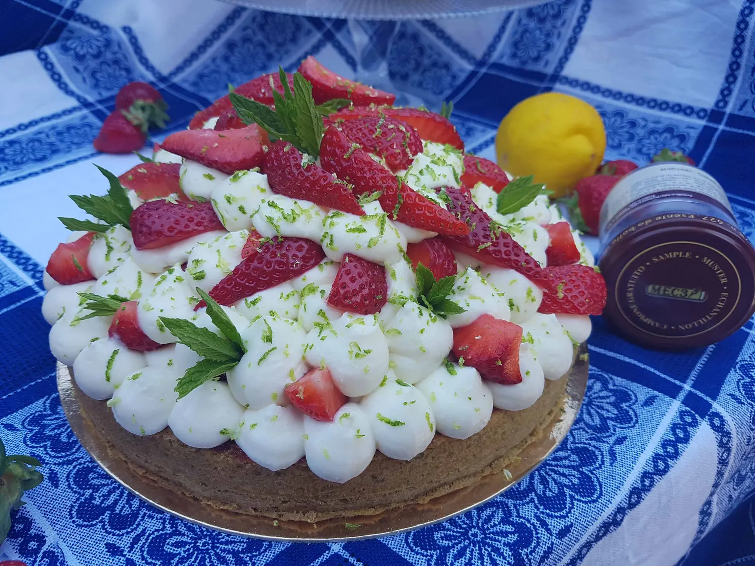 My strawberry garden